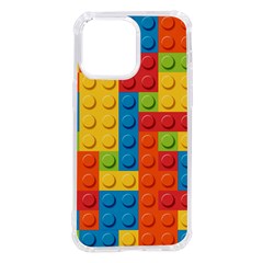 Lego Bricks, Colorful Dots Background Iphone 14 Pro Max Tpu Uv Print Case