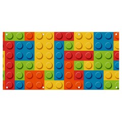 Lego Bricks, Colorful Dots Background Banner And Sign 8  X 4  by kyorashop23