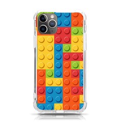 Lego Bricks, Colorful Dots Background Iphone 11 Pro 5 8 Inch Tpu Uv Print Case by kyorashop23