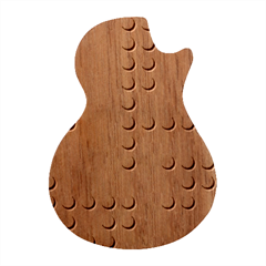 Lego Bricks, Colorful Dots Background Guitar Shape Wood Guitar Pick Holder Case And Picks Set by kyorashop23