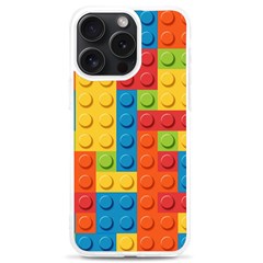 Lego Bricks, Colorful Dots Background Iphone 15 Pro Max Tpu Uv Print Case by kyorashop23