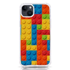 Lego Bricks, Colorful Dots Background Iphone 14 Plus Tpu Uv Print Case by kyorashop23