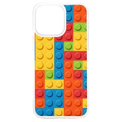 Lego Bricks, Colorful Dots Background Iphone 15 Plus Tpu Uv Print Case by kyorashop23