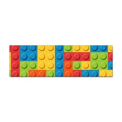 Lego Bricks, Colorful Dots Background Sticker Bumper (100 Pack)