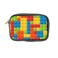 Lego Bricks, Colorful Dots Background Coin Purse by kyorashop23