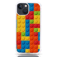 Lego Bricks, Colorful Dots Background Iphone 13 Mini Tpu Uv Print Case by kyorashop23