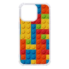 Lego Bricks, Colorful Dots Background Iphone 13 Pro Tpu Uv Print Case by kyorashop23