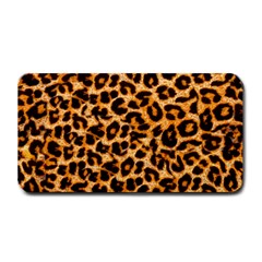 Leopard Skin Texture Macro, Brown Medium Bar Mat by kyorashop23