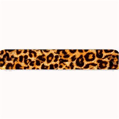 Leopard Skin Texture Macro, Brown Small Bar Mat by kyorashop23