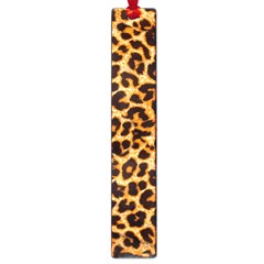 Leopard Skin Texture Macro, Brown Large Book Marks by kyorashop23