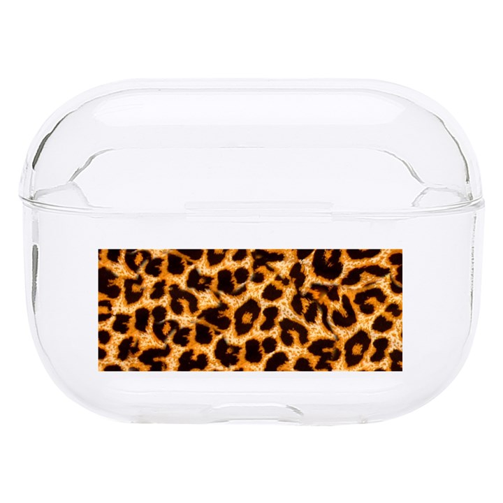 Leopard Skin Texture Macro, Brown Hard PC AirPods Pro Case