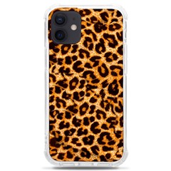 Leopard Skin Texture Macro, Brown Iphone 12 Mini Tpu Uv Print Case	 by kyorashop23