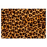 Leopard Skin Texture Macro, Brown Banner and Sign 6  x 4  Front