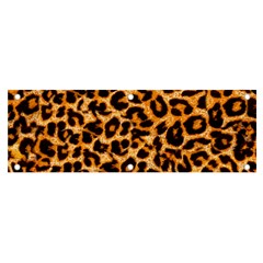 Leopard Skin Texture Macro, Brown Banner And Sign 6  X 2 