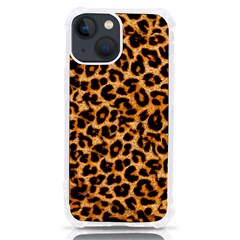 Leopard Skin Texture Macro, Brown Iphone 13 Mini Tpu Uv Print Case by kyorashop23