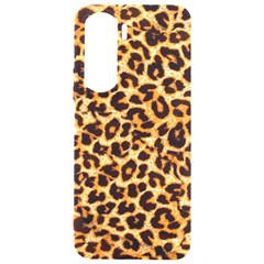 Leopard Skin Texture Macro, Brown Samsung Galaxy S24 Plus 6 7 Inch Black Tpu Uv Case by kyorashop23