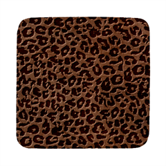 Leopard Skin Texture Macro, Brown Square Wood Guitar Pick Holder Case And Picks Set