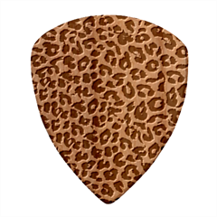 Leopard Skin Texture Macro, Brown Wood Guitar Pick (set Of 10) by kyorashop23