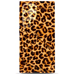 Leopard Skin Texture Macro, Brown Samsung Galaxy S24 Ultra 6 9 Inch Black Tpu Uv Case by kyorashop23