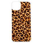 Leopard Skin Texture Macro, Brown iPhone 15 Pro TPU UV Print Case Front