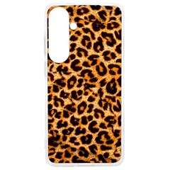 Leopard Skin Texture Macro, Brown Samsung Galaxy S24 Ultra 6 9 Inch Tpu Uv Case by kyorashop23