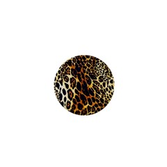 Leopard Skin Texture, Macro, Brown 1  Mini Magnets by kyorashop23