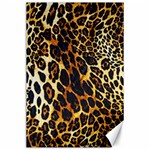 Leopard Skin Texture, Macro, Brown Canvas 24  x 36  23.35 x34.74  Canvas - 1