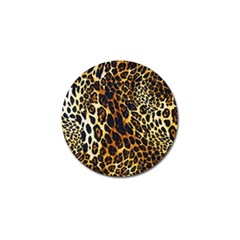 Leopard Skin Texture, Macro, Brown Golf Ball Marker (4 Pack) by kyorashop23