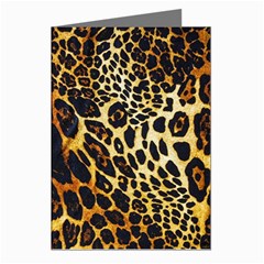 Leopard Skin Texture, Macro, Brown Greeting Cards (pkg Of 8)