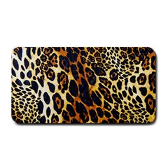 Leopard Skin Texture, Macro, Brown Medium Bar Mat by kyorashop23