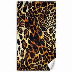 Leopard Skin Texture, Macro, Brown Canvas 40  X 72  by kyorashop23