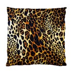 Leopard Skin Texture, Macro, Brown Standard Cushion Case (One Side) Front