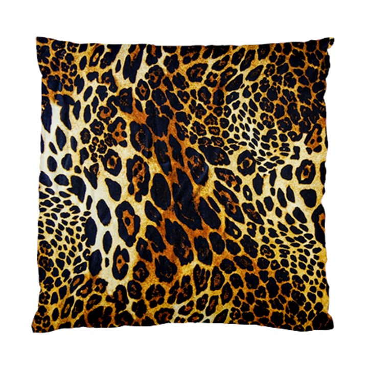 Leopard Skin Texture, Macro, Brown Standard Cushion Case (One Side)