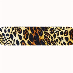 Leopard Skin Texture, Macro, Brown Large Bar Mat by kyorashop23