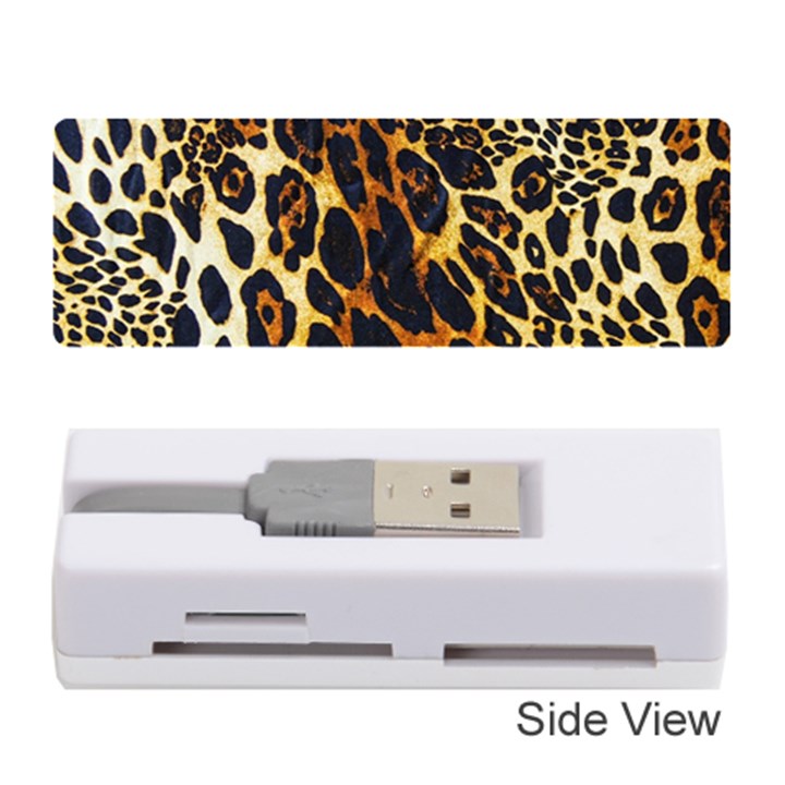 Leopard Skin Texture, Macro, Brown Memory Card Reader (Stick)