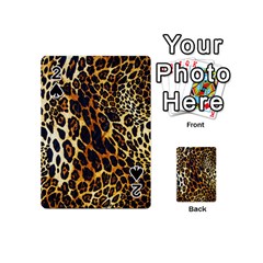 Leopard Skin Texture, Macro, Brown Playing Cards 54 Designs (mini)