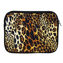 Leopard Skin Texture, Macro, Brown Apple Ipad 2/3/4 Zipper Cases by kyorashop23