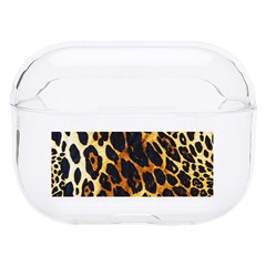 Leopard Skin Texture, Macro, Brown Hard Pc Airpods Pro Case by kyorashop23