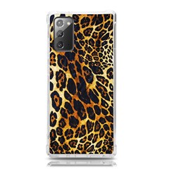 Leopard Skin Texture, Macro, Brown Samsung Galaxy Note 20 Tpu Uv Case by kyorashop23