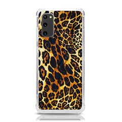 Leopard Skin Texture, Macro, Brown Samsung Galaxy S20 6 2 Inch Tpu Uv Case by kyorashop23