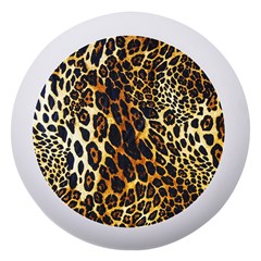 Leopard Skin Texture, Macro, Brown Dento Box With Mirror