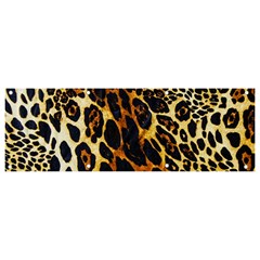 Leopard Skin Texture, Macro, Brown Banner And Sign 9  X 3  by kyorashop23