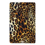 Leopard Skin Texture, Macro, Brown Name Card Style USB Flash Drive Front