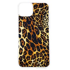 Leopard Skin Texture, Macro, Brown Iphone 15 Tpu Uv Print Case by kyorashop23