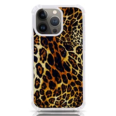 Leopard Skin Texture, Macro, Brown Iphone 13 Pro Tpu Uv Print Case by kyorashop23