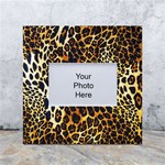 Leopard Skin Texture, Macro, Brown White Box Photo Frame 4  x 6  Front