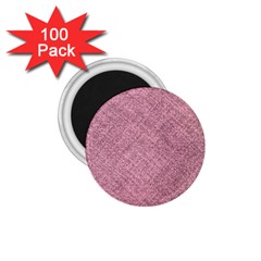 Pink Fabric Texture, Knitted Pink Texture, 1 75  Magnets (100 Pack)  by kyorashop23