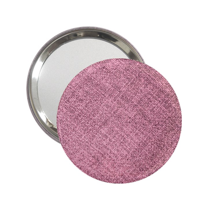 Pink Fabric Texture, Knitted Pink Texture, 2.25  Handbag Mirrors