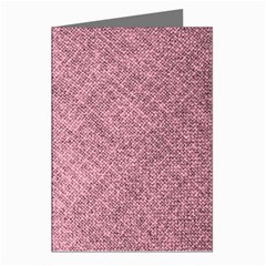 Pink Fabric Texture, Knitted Pink Texture, Greeting Cards (pkg Of 8)