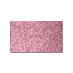 Pink Fabric Texture, Knitted Pink Texture, Sticker (rectangular) by kyorashop23